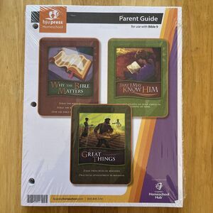 BJU Press Homeschool Curriculum Story Of The Old Testament Parent Guide Bible 9